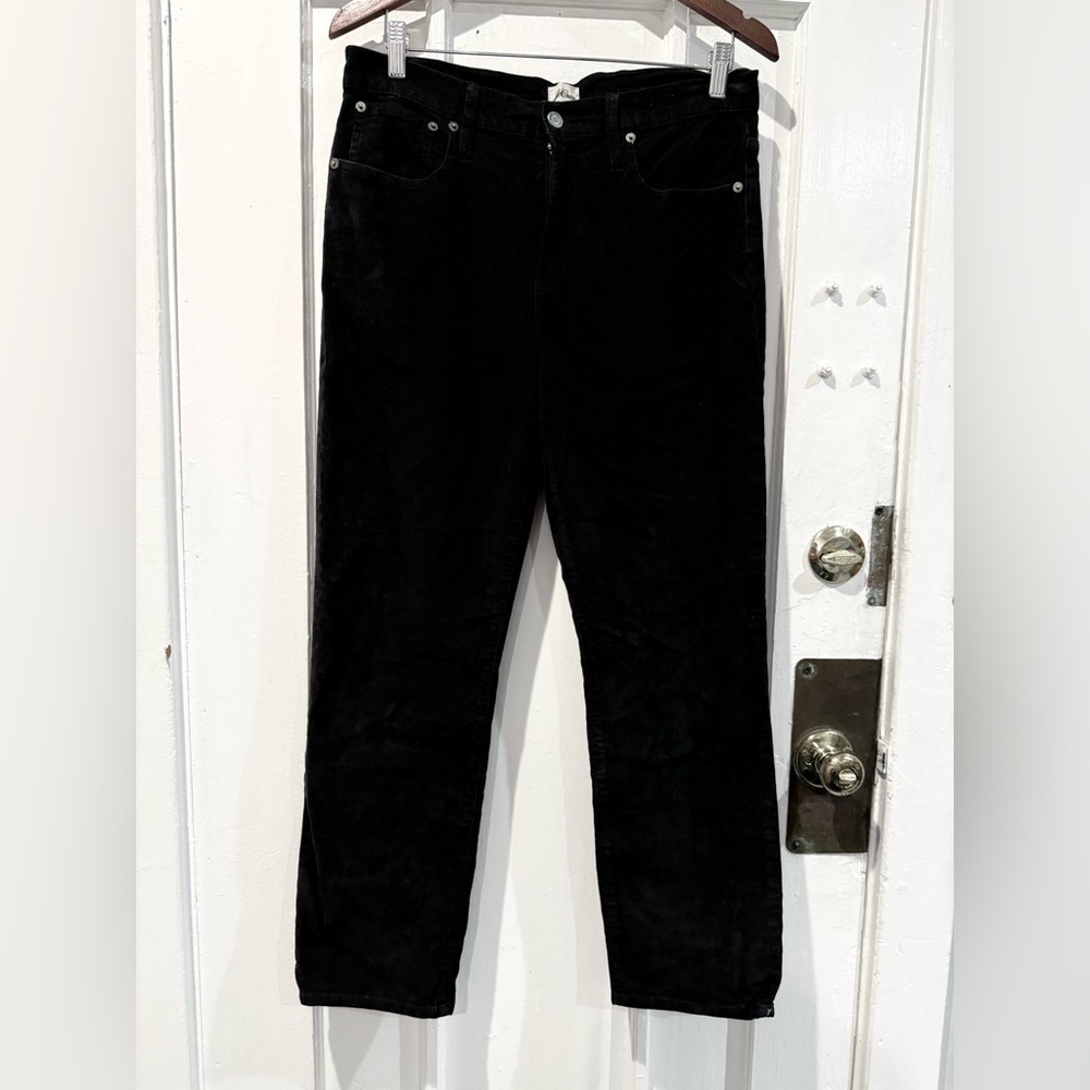 J. Crew Black Corduroy Trousers